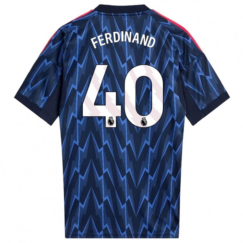 Danxen Criança Camisola Sebastian Ferdinand #40 Marinho Vermelho Alternativa 2025/26 Camisa Brasil