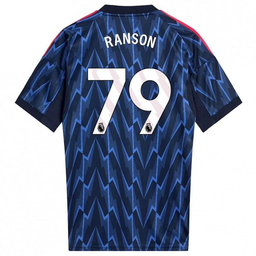 Danxen Criança Camisola Khari Ranson #79 Marinho Vermelho Alternativa 2025/26 Camisa Brasil