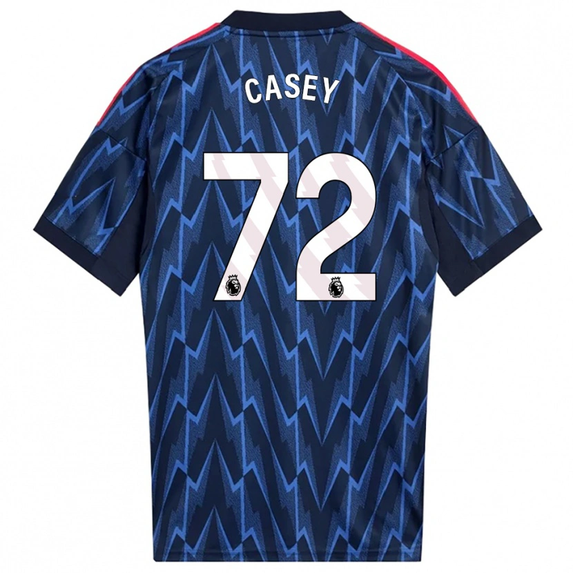 Danxen Criança Camisola Dan Casey #72 Marinho Vermelho Alternativa 2025/26 Camisa Brasil