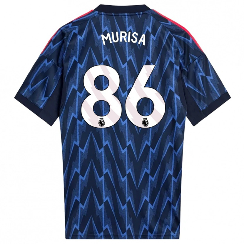 Danxen Criança Camisola Teshaun Murisa #86 Marinho Vermelho Alternativa 2025/26 Camisa Brasil