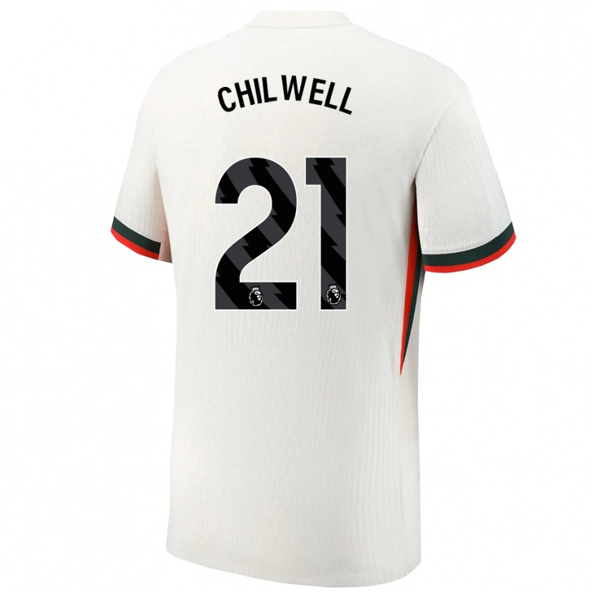 Danxen Criança Camisola Ben Chilwell #21 Branco Verde Alternativa 2025/26 Camisa Brasil