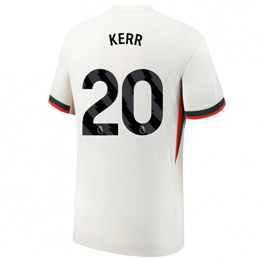 Danxen Criança Camisola Sam Kerr #20 Branco Verde Alternativa 2025/26 Camisa Brasil