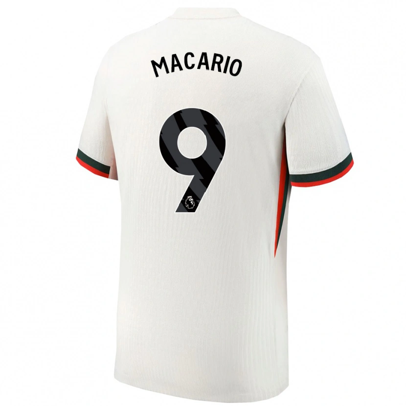 Danxen Criança Camisola Catarina Macario #9 Branco Verde Alternativa 2025/26 Camisa Brasil