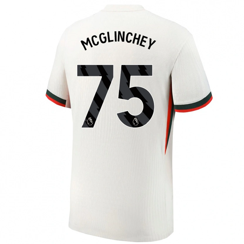 Danxen Criança Camisola Harry Mcglinchey #75 Branco Verde Alternativa 2025/26 Camisa Brasil