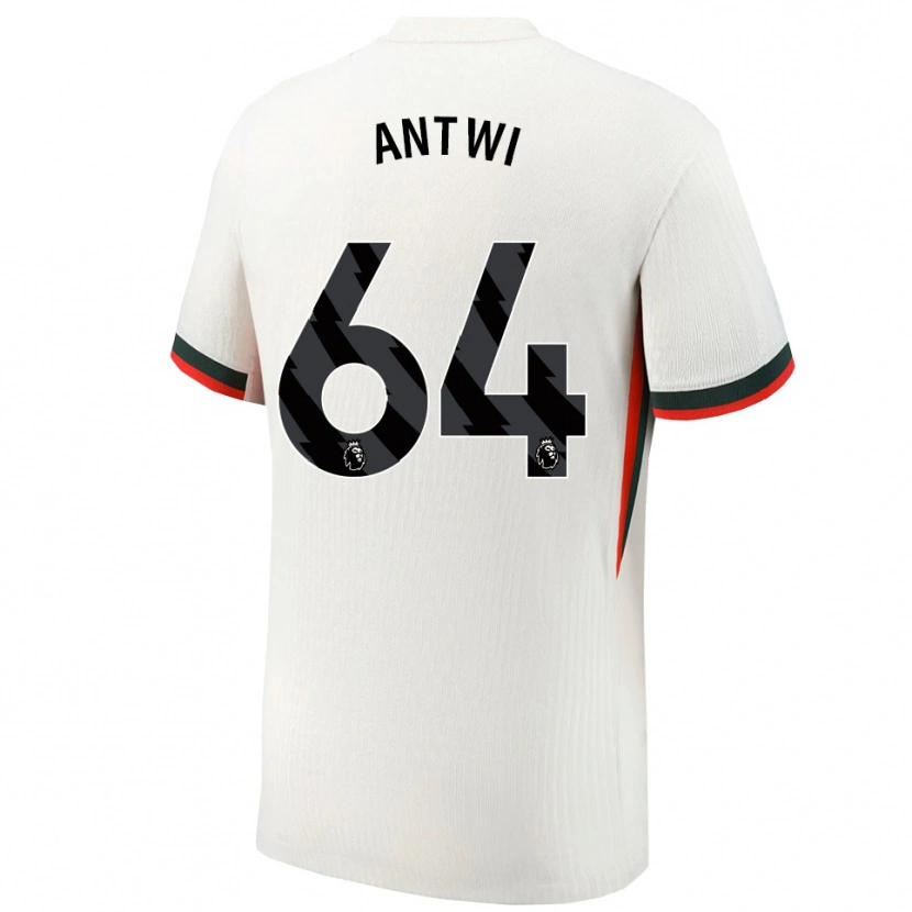 Danxen Criança Camisola Genesis Antwi #64 Branco Verde Alternativa 2025/26 Camisa Brasil