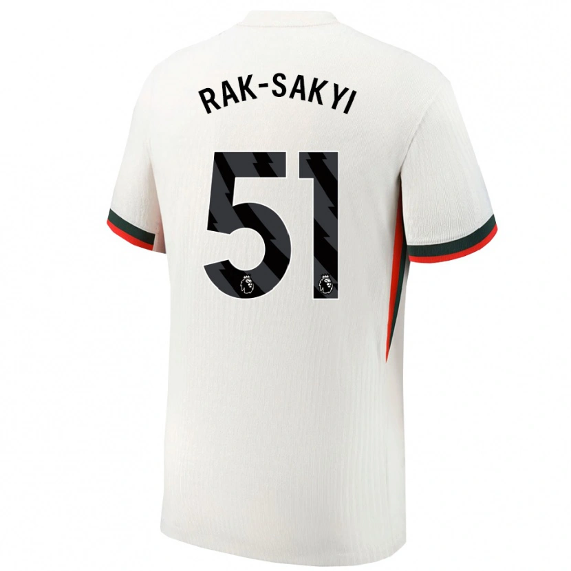Danxen Criança Camisola Sam Rak-Sakyi #51 Branco Verde Alternativa 2025/26 Camisa Brasil