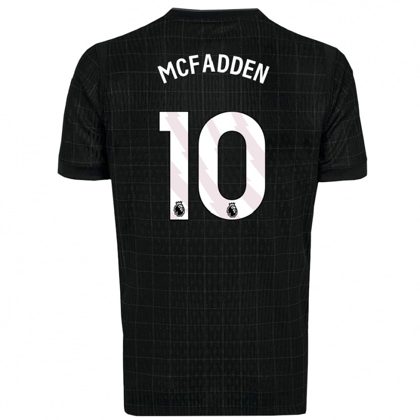 Danxen Criança Camisola Max Mcfadden #10 Preto Cinza Alternativa 2025/26 Camisa Brasil