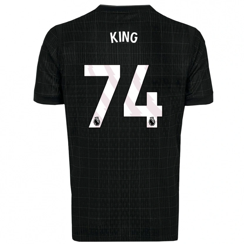Danxen Criança Camisola Maeson King #74 Preto Cinza Alternativa 2025/26 Camisa Brasil