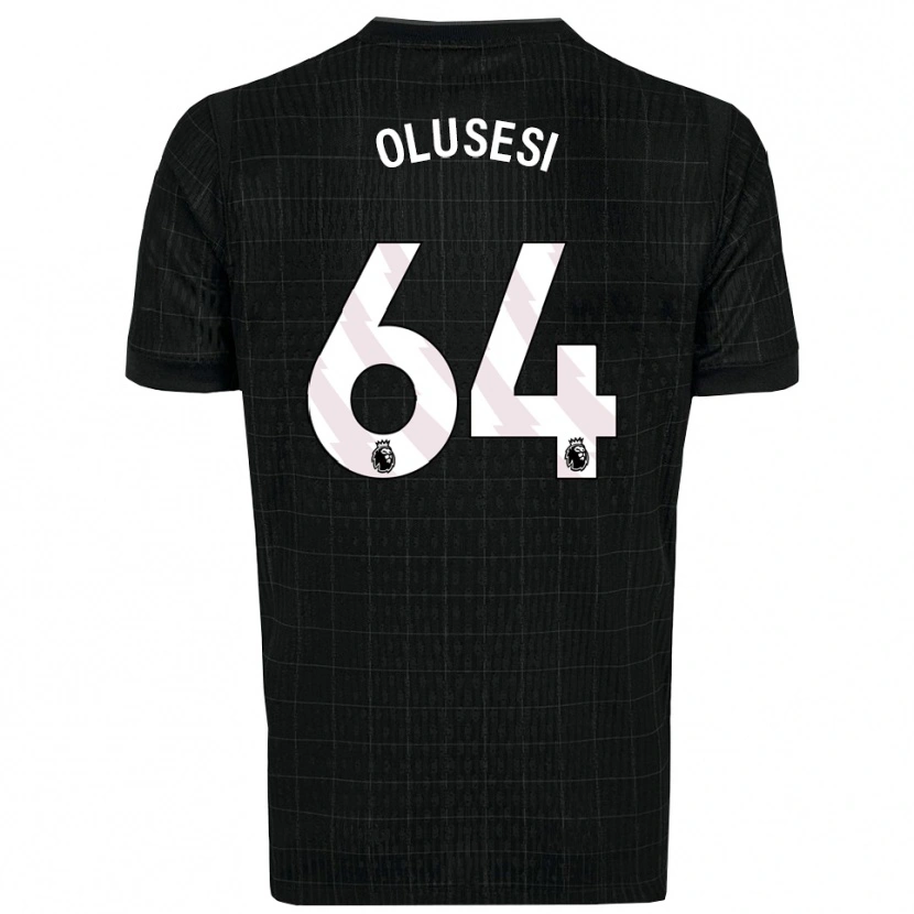 Danxen Criança Camisola Callum Olusesi #64 Preto Cinza Alternativa 2025/26 Camisa Brasil