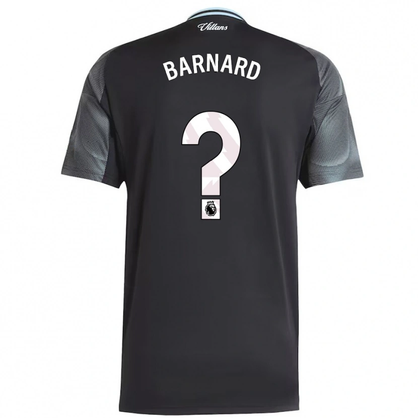 Danxen Criança Camisola Finlay Barnard #0 Preto Azul Celeste Alternativa 2025/26 Camisa Brasil