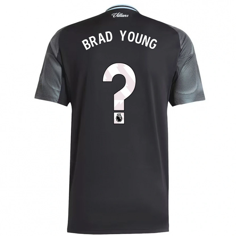 Danxen Criança Camisola Brad Young #0 Preto Azul Celeste Alternativa 2025/26 Camisa Brasil