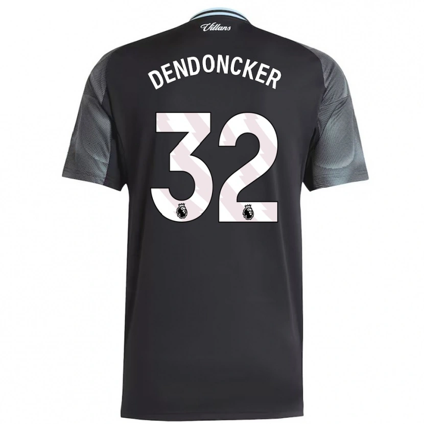 Danxen Criança Camisola Leander Dendoncker #32 Preto Azul Celeste Alternativa 2025/26 Camisa Brasil