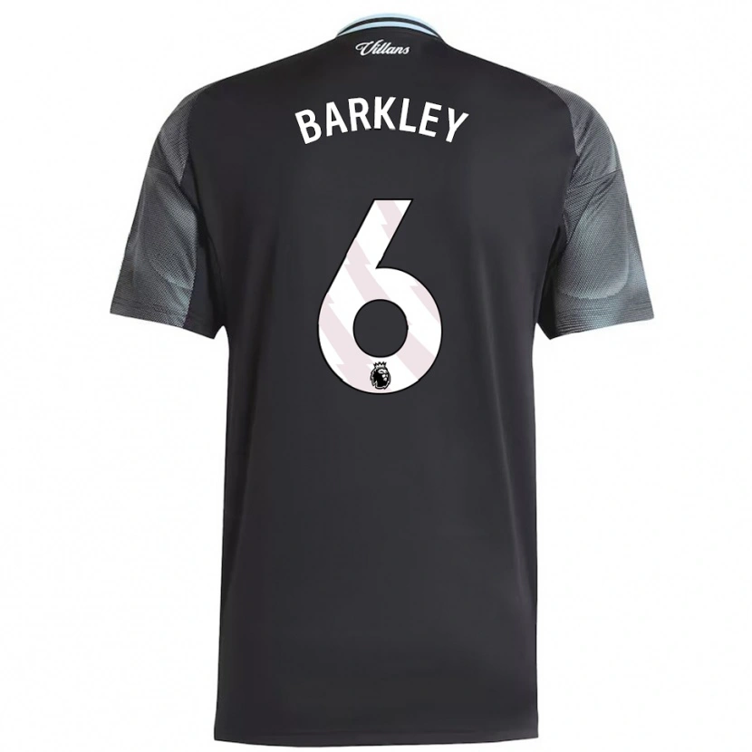 Danxen Criança Camisola Ross Barkley #6 Preto Azul Celeste Alternativa 2025/26 Camisa Brasil