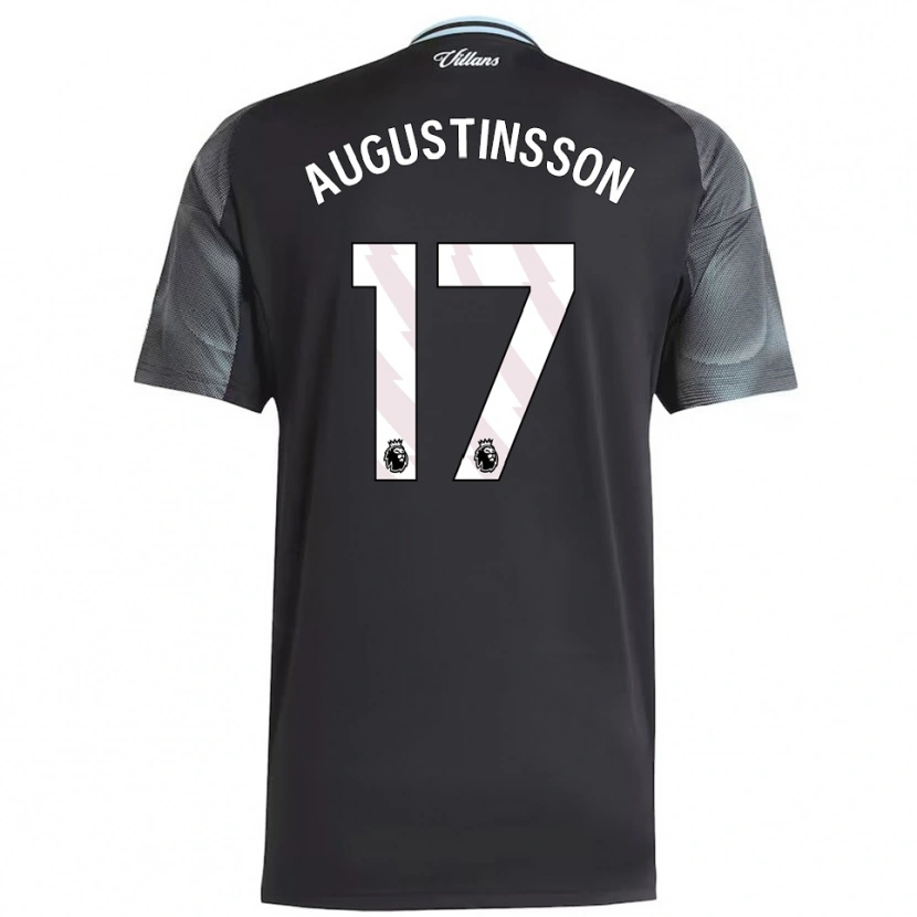 Danxen Criança Camisola Ludwig Augustinsson #17 Preto Azul Celeste Alternativa 2025/26 Camisa Brasil