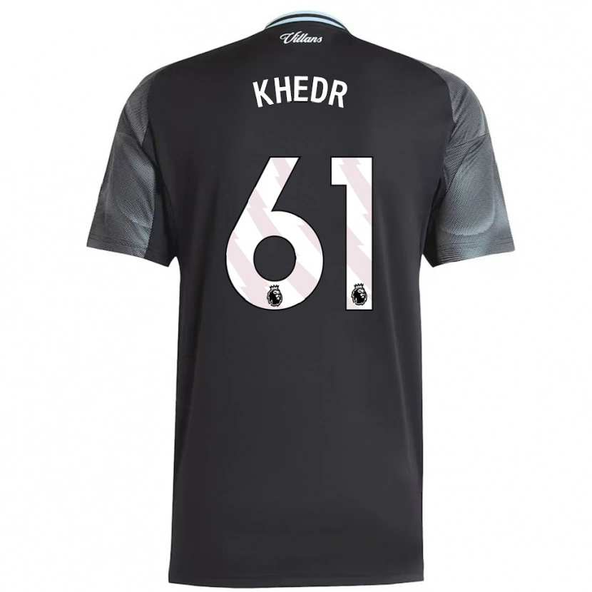 Danxen Criança Camisola Omar Khedr #61 Preto Azul Celeste Alternativa 2025/26 Camisa Brasil
