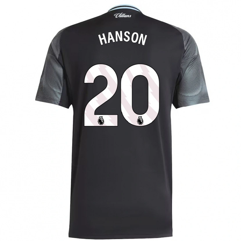 Danxen Criança Camisola Kirsty Hanson #20 Preto Azul Celeste Alternativa 2025/26 Camisa Brasil