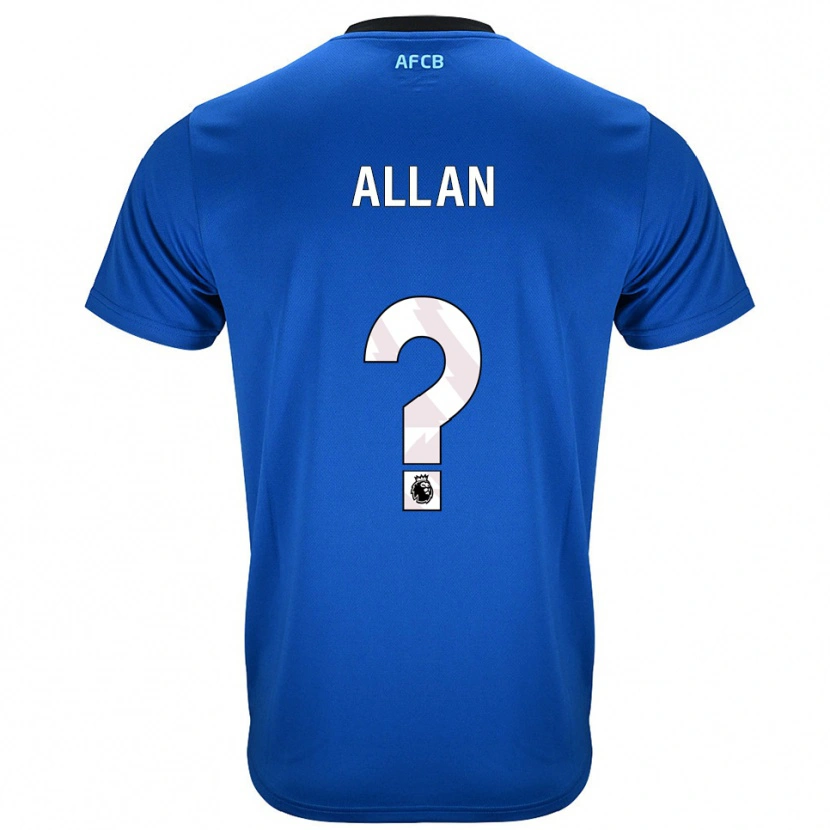 Danxen Criança Camisola Mack Allan #0 Azul Preto Alternativa 2025/26 Camisa Brasil