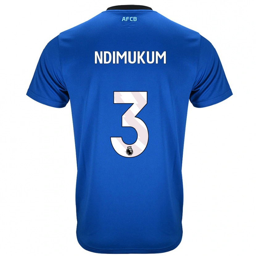 Danxen Criança Camisola Dane Ndimukum #3 Azul Preto Alternativa 2025/26 Camisa Brasil