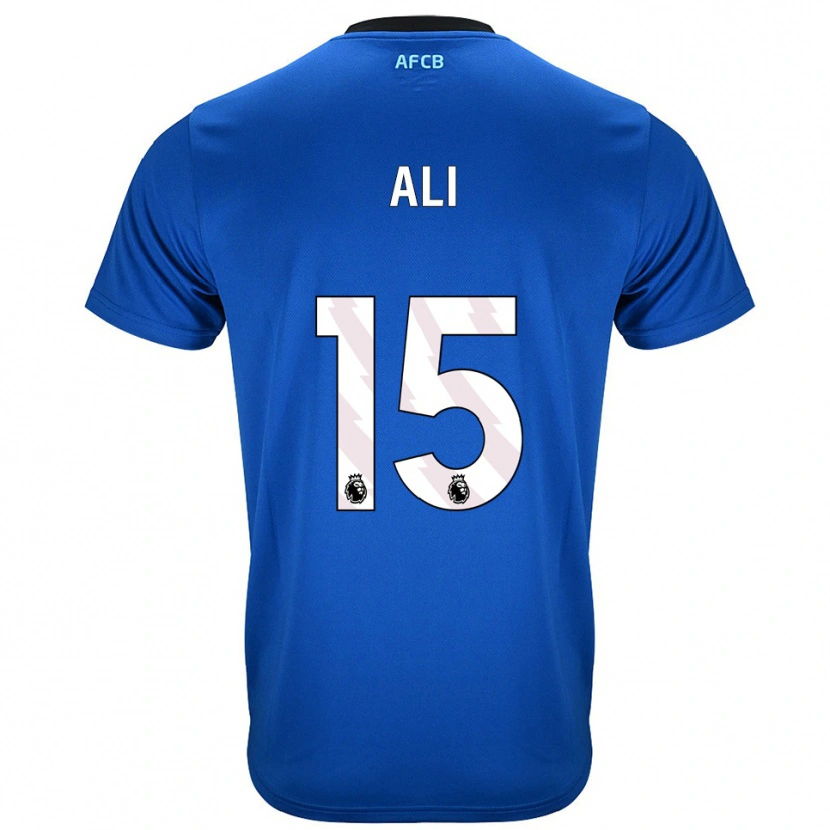 Danxen Criança Camisola Ameer Ali #15 Azul Preto Alternativa 2025/26 Camisa Brasil
