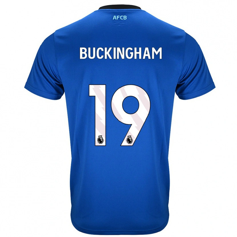 Danxen Criança Camisola Alisha Buckingham #19 Azul Preto Alternativa 2025/26 Camisa Brasil