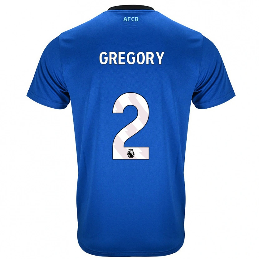 Danxen Criança Camisola Karlos Gregory #2 Azul Preto Alternativa 2025/26 Camisa Brasil