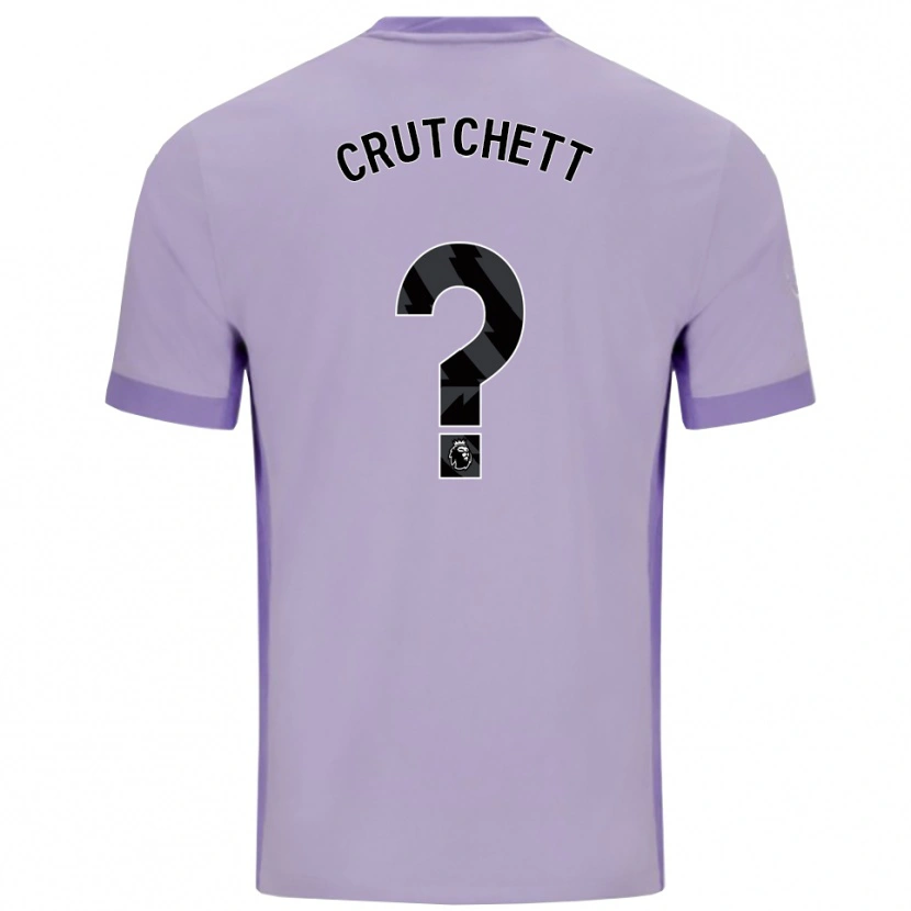 Danxen Criança Camisola Liam Crutchett #0 Roxo Taro Branco Alternativa 2025/26 Camisa Brasil
