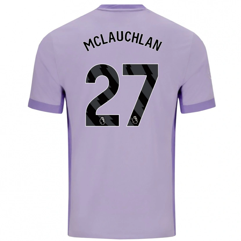 Danxen Criança Camisola Rachel Mclauchlan #27 Roxo Taro Branco Alternativa 2025/26 Camisa Brasil
