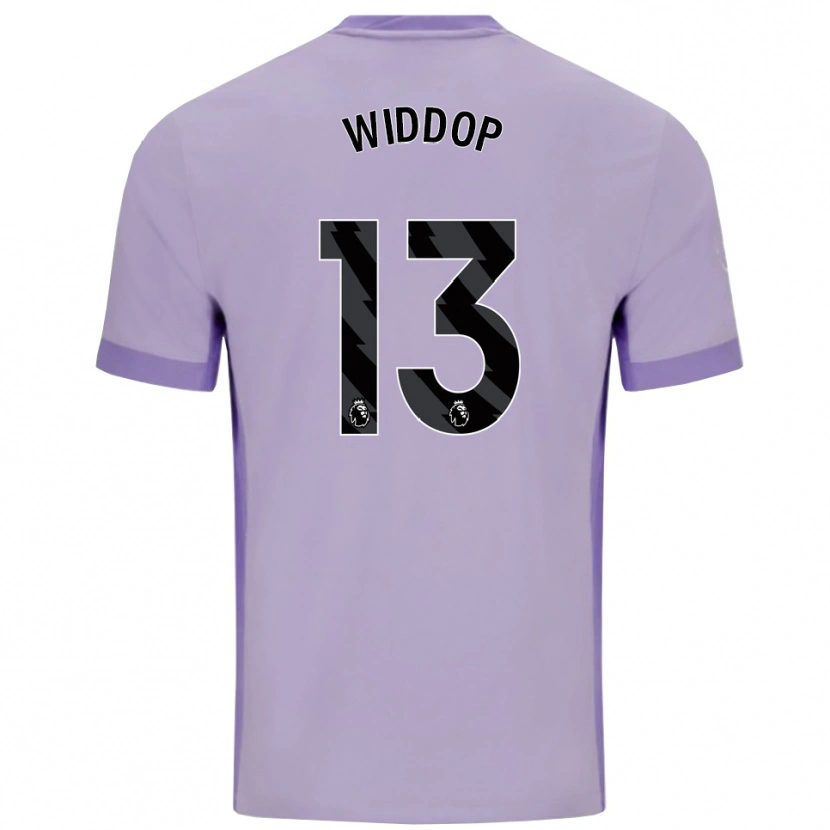 Danxen Criança Camisola Fraser Widdop #13 Roxo Taro Branco Alternativa 2025/26 Camisa Brasil