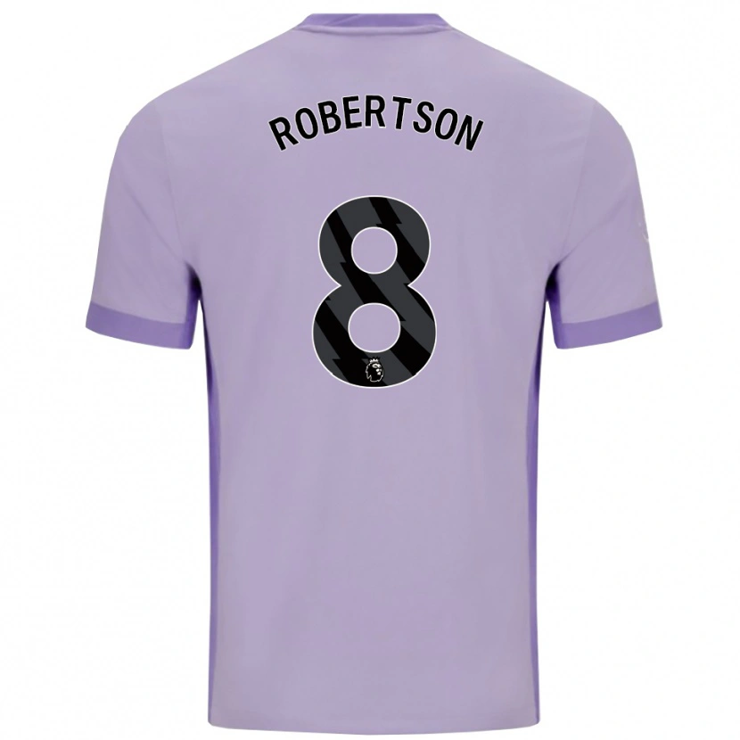 Danxen Criança Camisola Josh Robertson #8 Roxo Taro Branco Alternativa 2025/26 Camisa Brasil