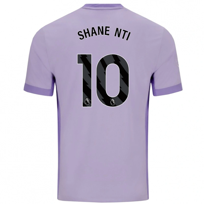 Danxen Criança Camisola Shane Nti #10 Roxo Taro Branco Alternativa 2025/26 Camisa Brasil