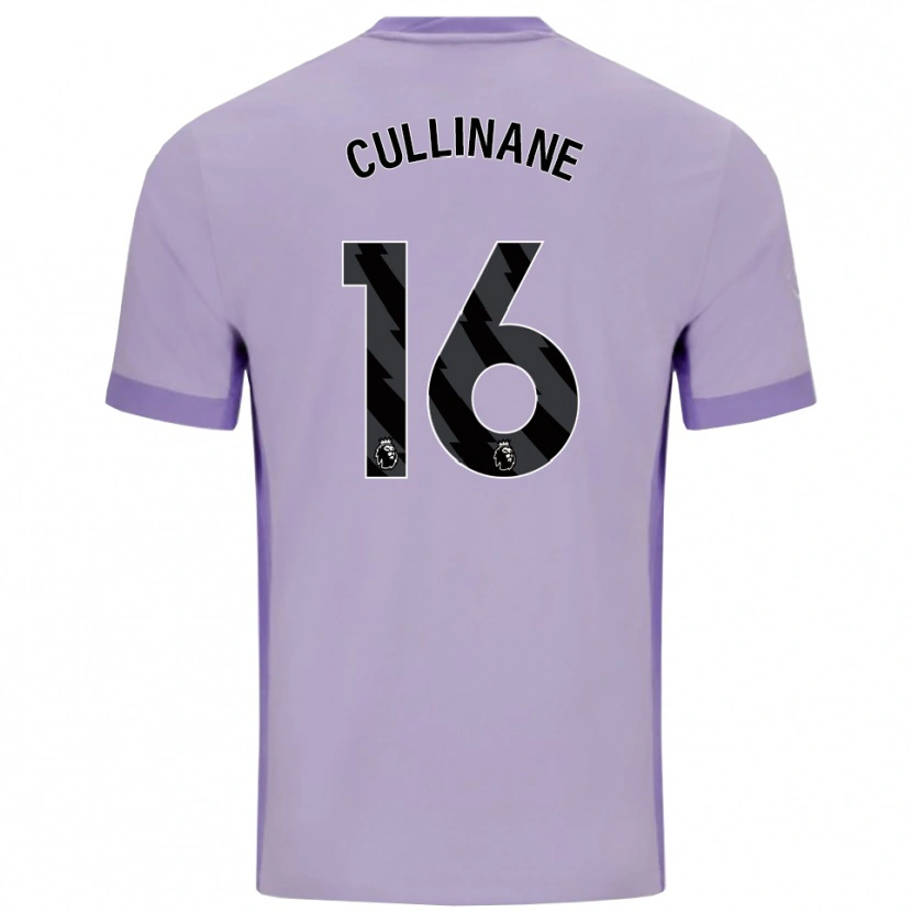 Danxen Criança Camisola Billy-Ray Cullinane #16 Roxo Taro Branco Alternativa 2025/26 Camisa Brasil