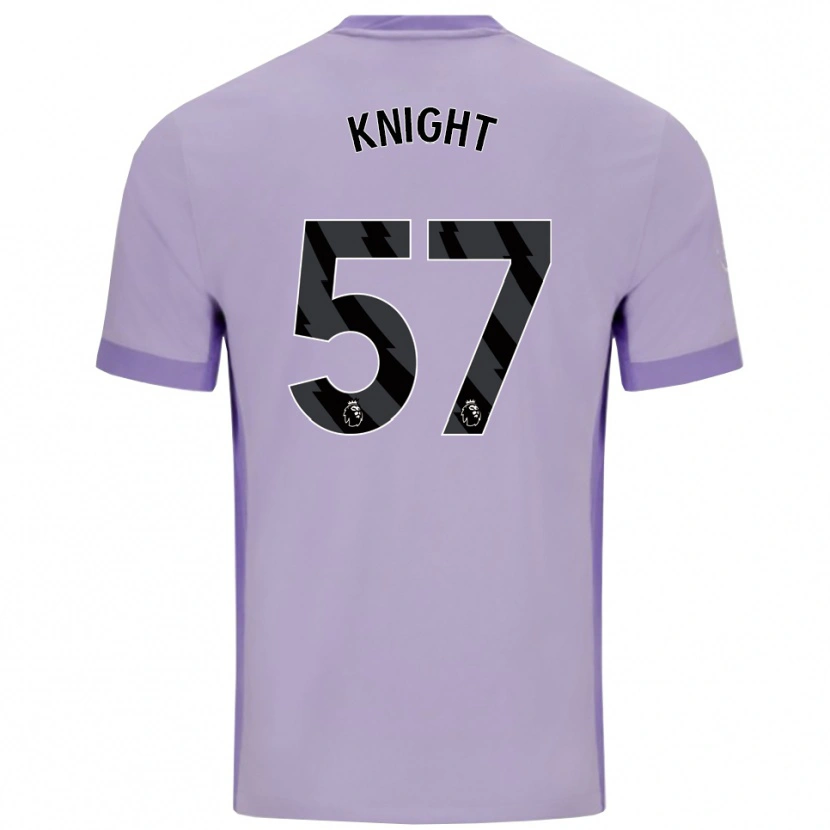 Danxen Criança Camisola Joe Knight #57 Roxo Taro Branco Alternativa 2025/26 Camisa Brasil