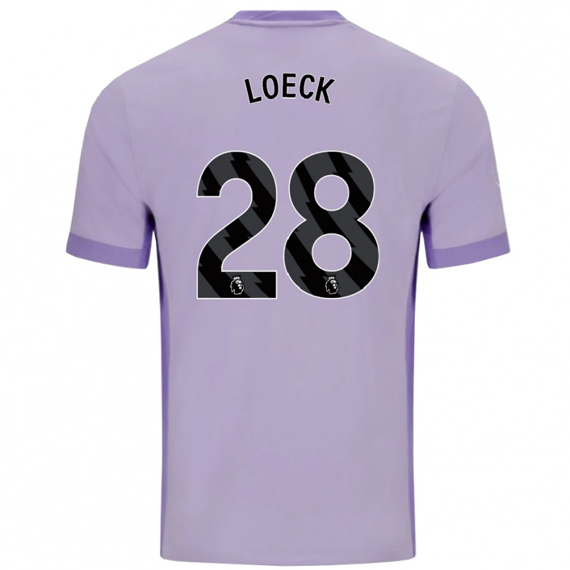 Danxen Criança Camisola Melina Loeck #28 Roxo Taro Branco Alternativa 2025/26 Camisa Brasil