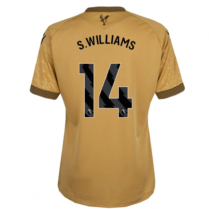 Danxen Criança Camisola Seb Williams #14 Dourado Preto Alternativa 2025/26 Camisa Brasil