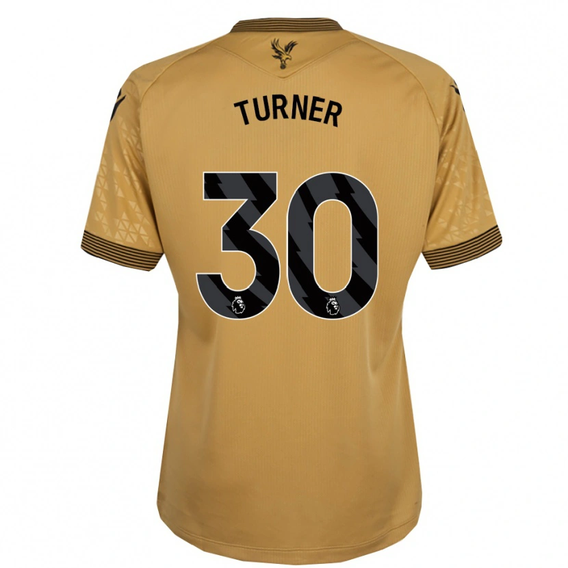Danxen Criança Camisola Matt Turner #30 Dourado Preto Alternativa 2025/26 Camisa Brasil