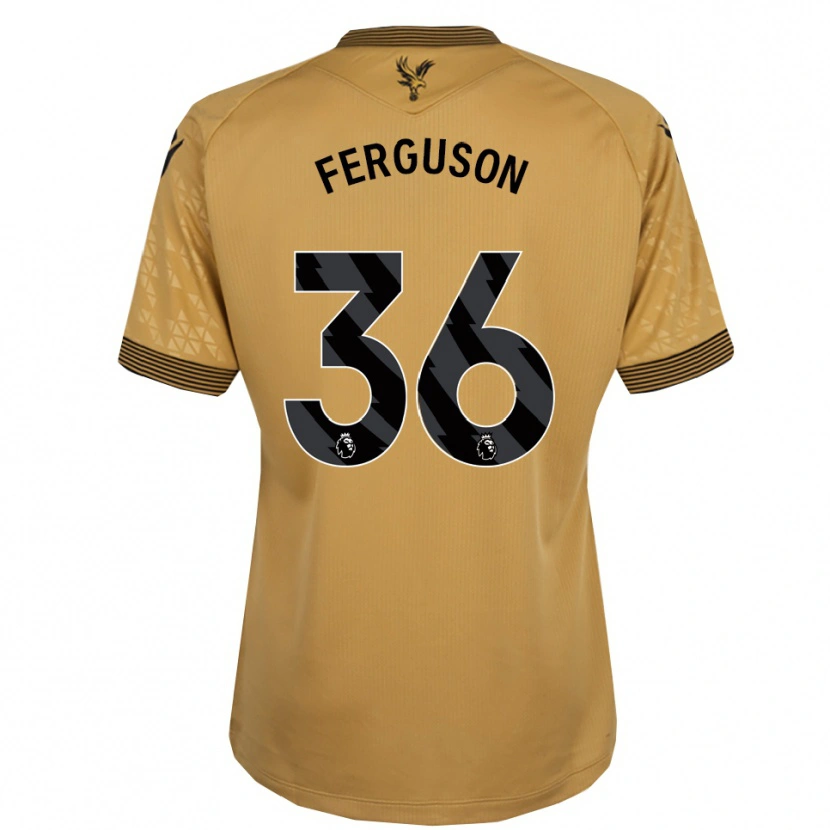 Danxen Criança Camisola Nathan Ferguson #36 Dourado Preto Alternativa 2025/26 Camisa Brasil