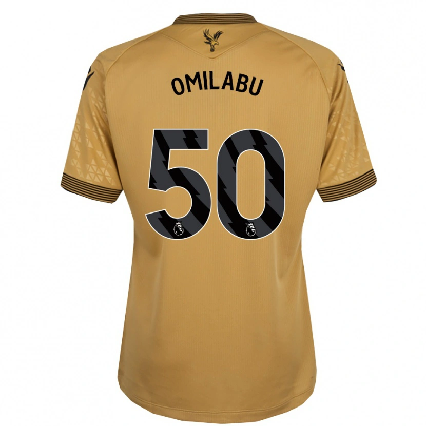 Danxen Criança Camisola David Omilabu #50 Dourado Preto Alternativa 2025/26 Camisa Brasil