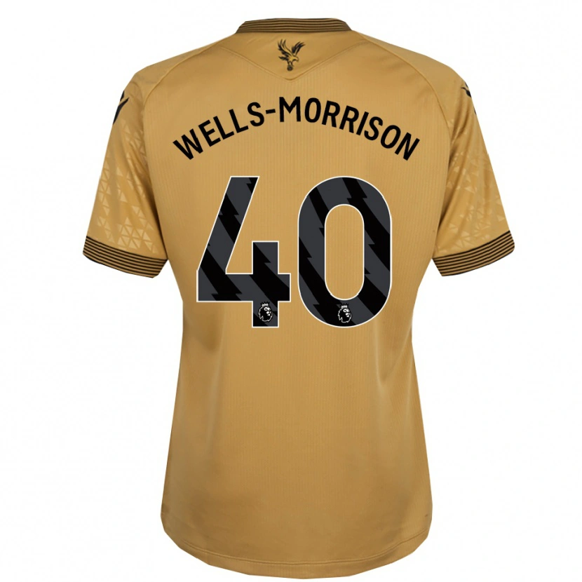 Danxen Criança Camisola Jack Wells-Morrison #40 Dourado Preto Alternativa 2025/26 Camisa Brasil