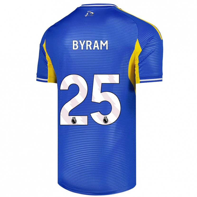 Danxen Criança Camisola Sam Byram #25 Azul Amarelo Alternativa 2025/26 Camisa Brasil