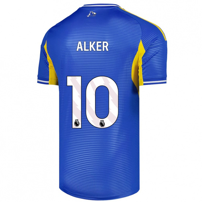 Danxen Criança Camisola Samuel Alker #10 Azul Amarelo Alternativa 2025/26 Camisa Brasil