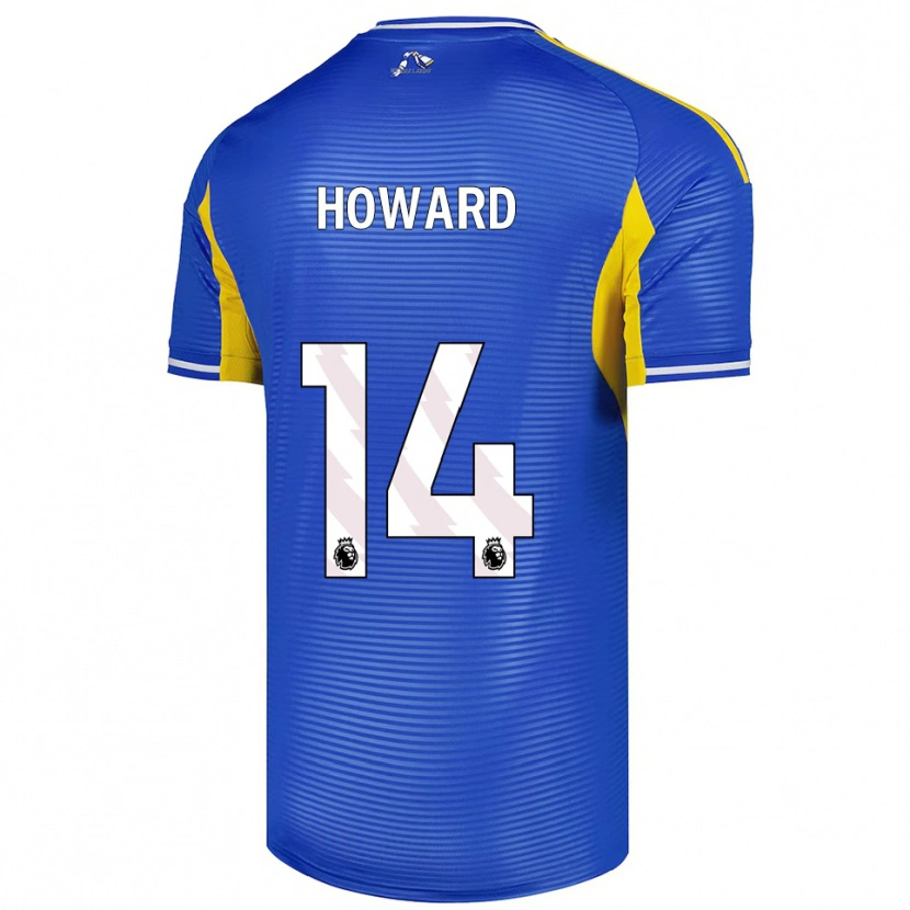Danxen Criança Camisola Jacob Howard #14 Azul Amarelo Alternativa 2025/26 Camisa Brasil
