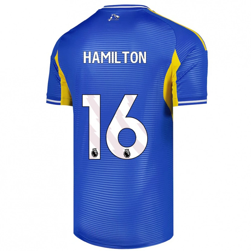 Danxen Criança Camisola Joshua Hamilton #16 Azul Amarelo Alternativa 2025/26 Camisa Brasil