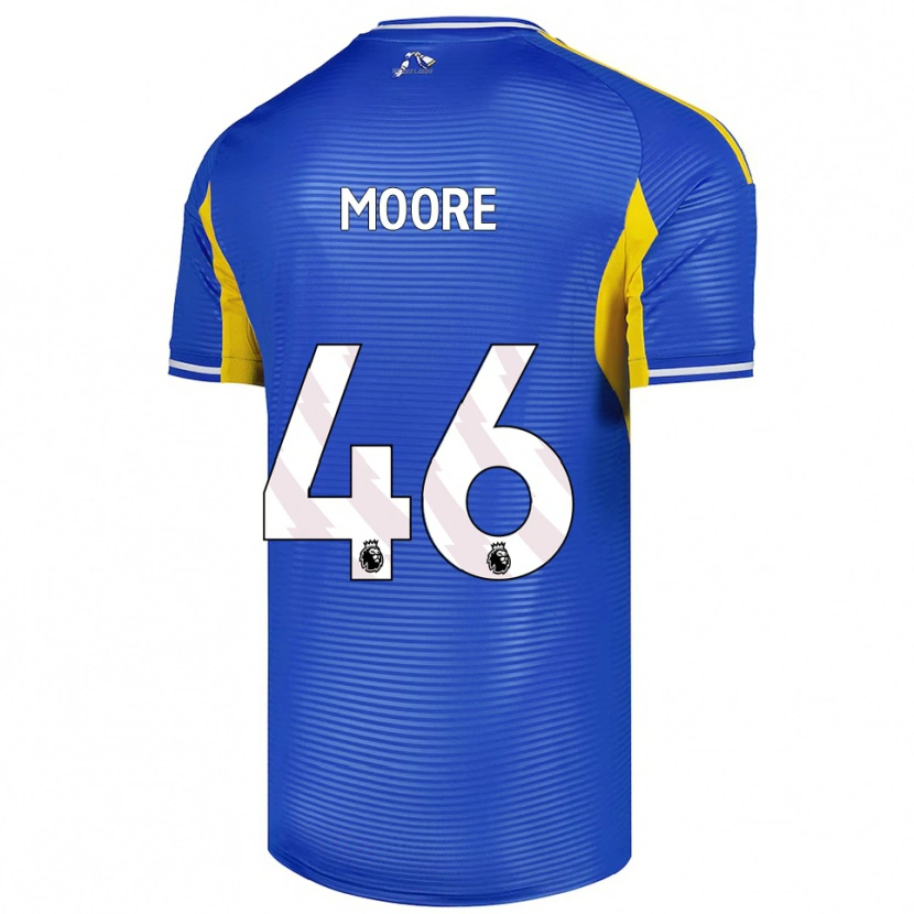 Danxen Criança Camisola Kris Moore #46 Azul Amarelo Alternativa 2025/26 Camisa Brasil