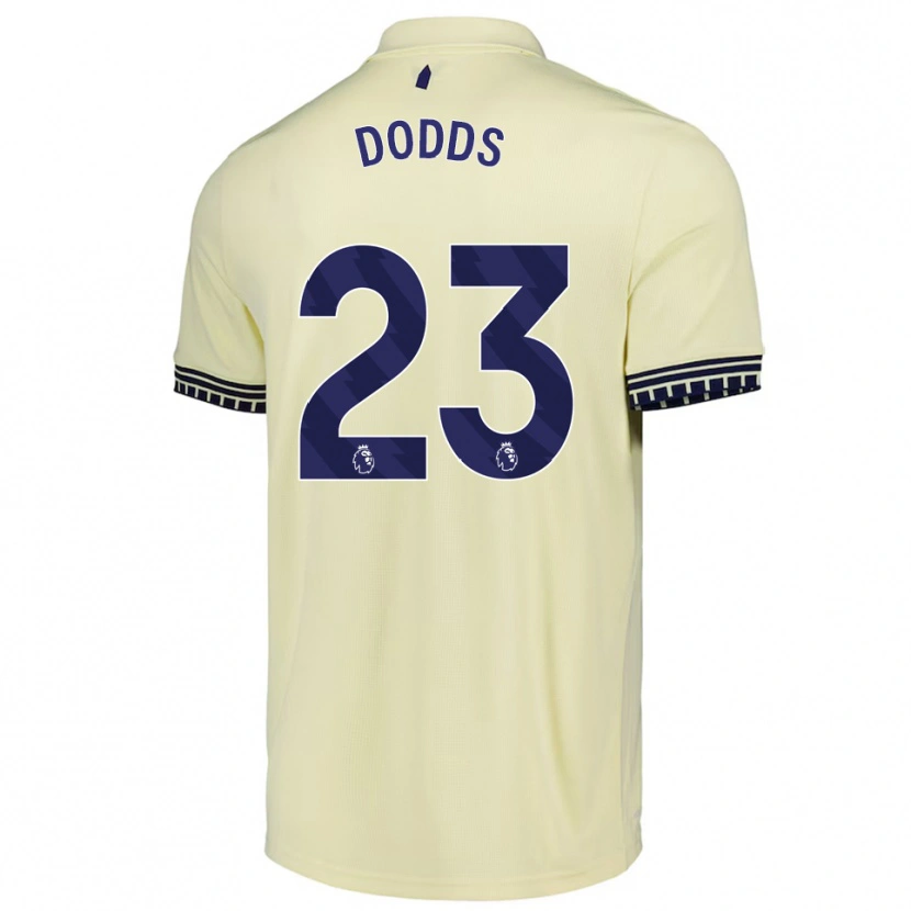 Danxen Criança Camisola John Dodds #23 Branco Sujo Preto Alternativa 2025/26 Camisa Brasil