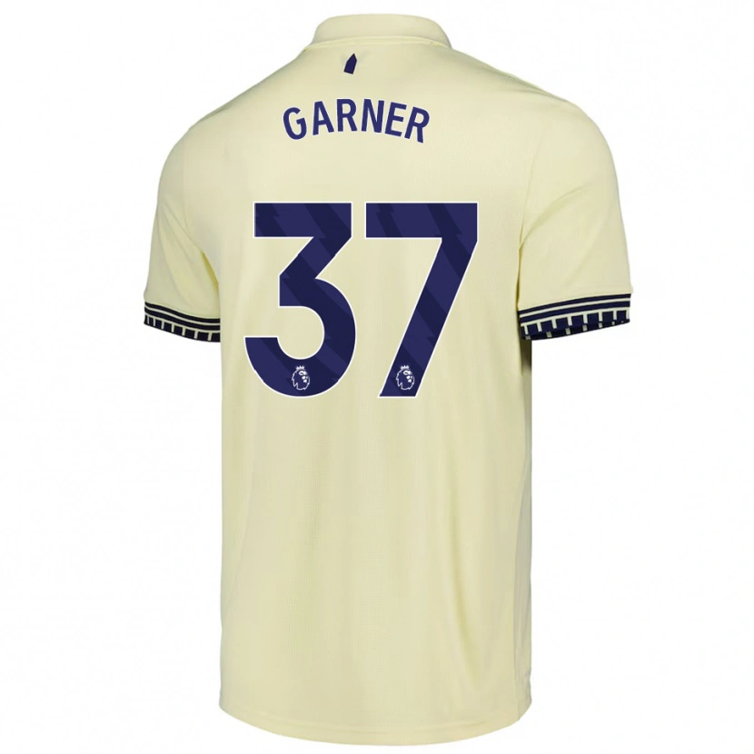 Danxen Criança Camisola James Garner #37 Branco Sujo Preto Alternativa 2025/26 Camisa Brasil