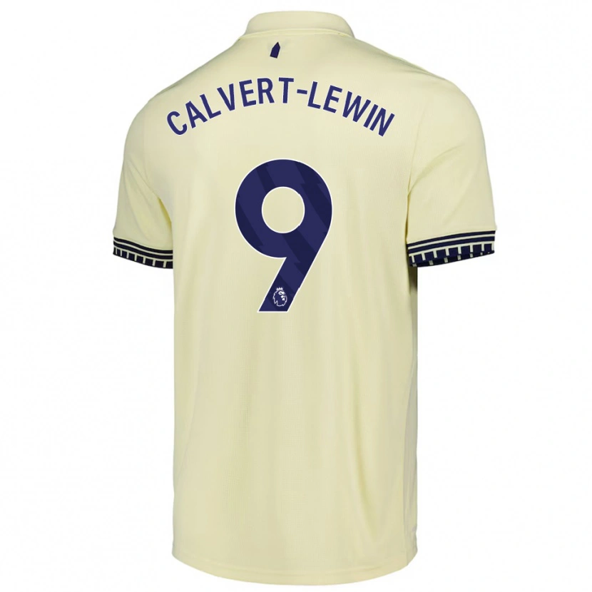 Danxen Criança Camisola Dominic Calvert-Lewin #9 Branco Sujo Preto Alternativa 2025/26 Camisa Brasil