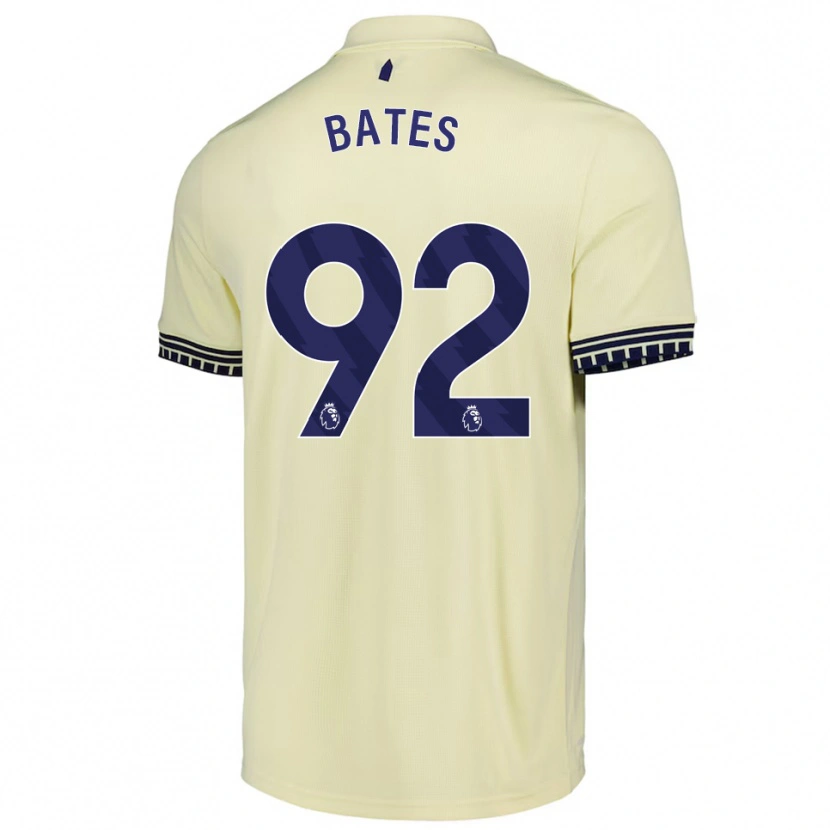 Danxen Criança Camisola Callum Bates #92 Branco Sujo Preto Alternativa 2025/26 Camisa Brasil