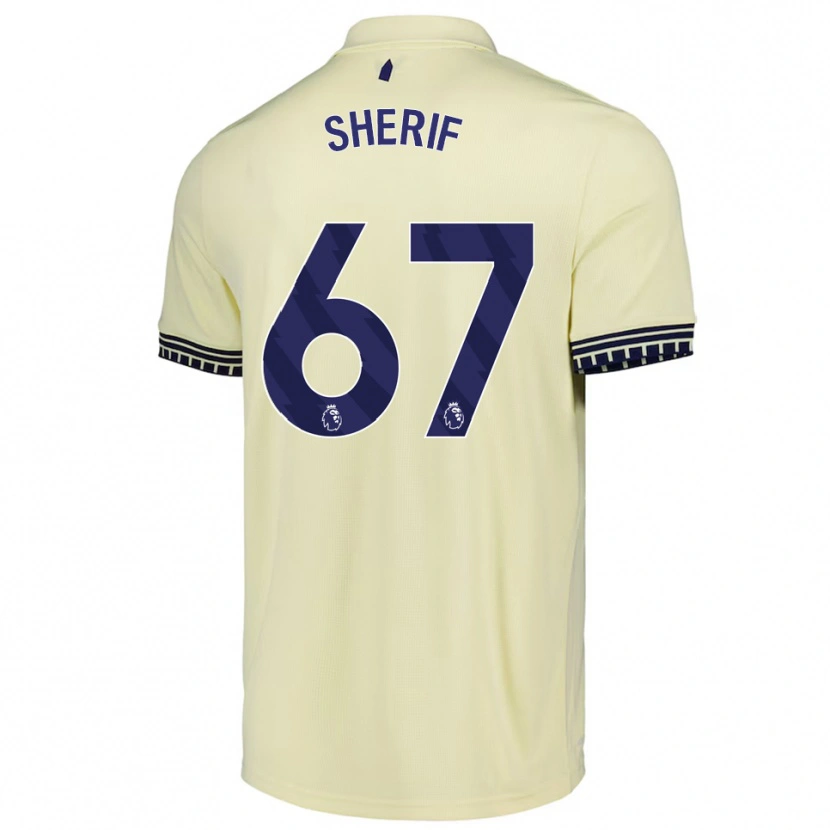 Danxen Criança Camisola Martin Sherif #67 Branco Sujo Preto Alternativa 2025/26 Camisa Brasil