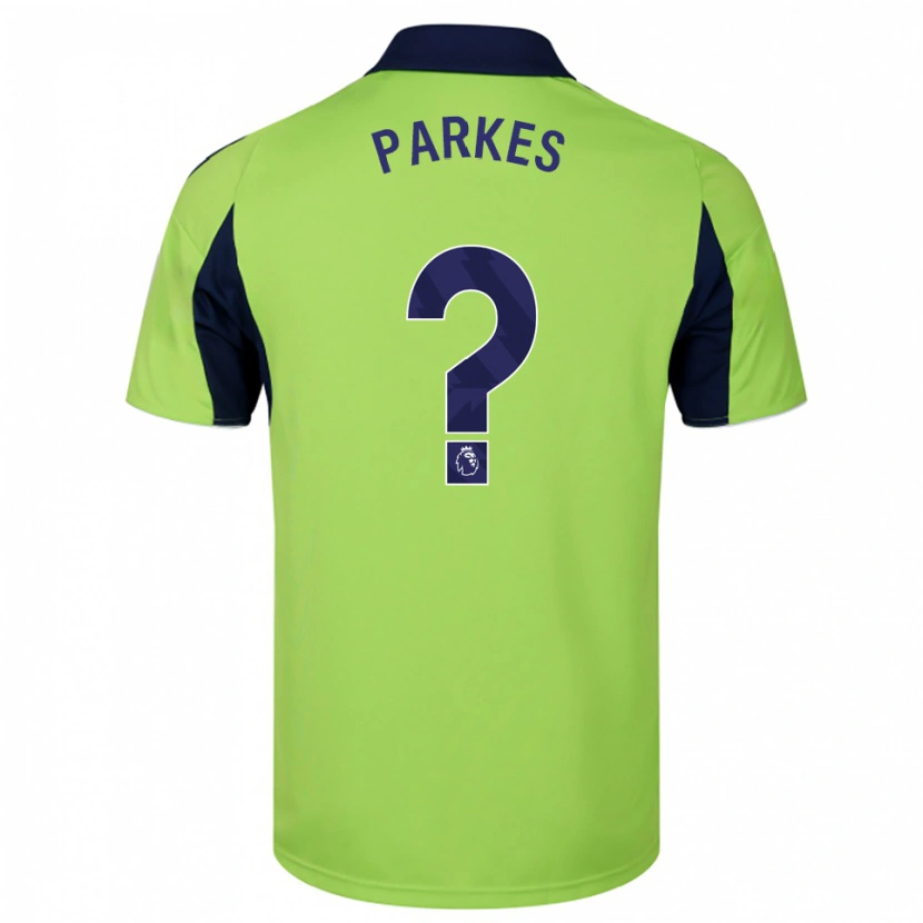 Danxen Criança Camisola Stefan Parkes #0 Verde Marinho Branco Alternativa 2025/26 Camisa Brasil