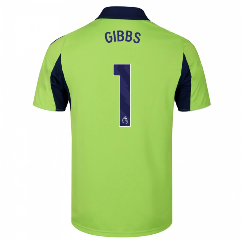Danxen Criança Camisola Frankie Gibbs #1 Verde Marinho Branco Alternativa 2025/26 Camisa Brasil
